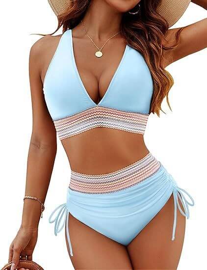 Fashion Women's High Waist Bikini