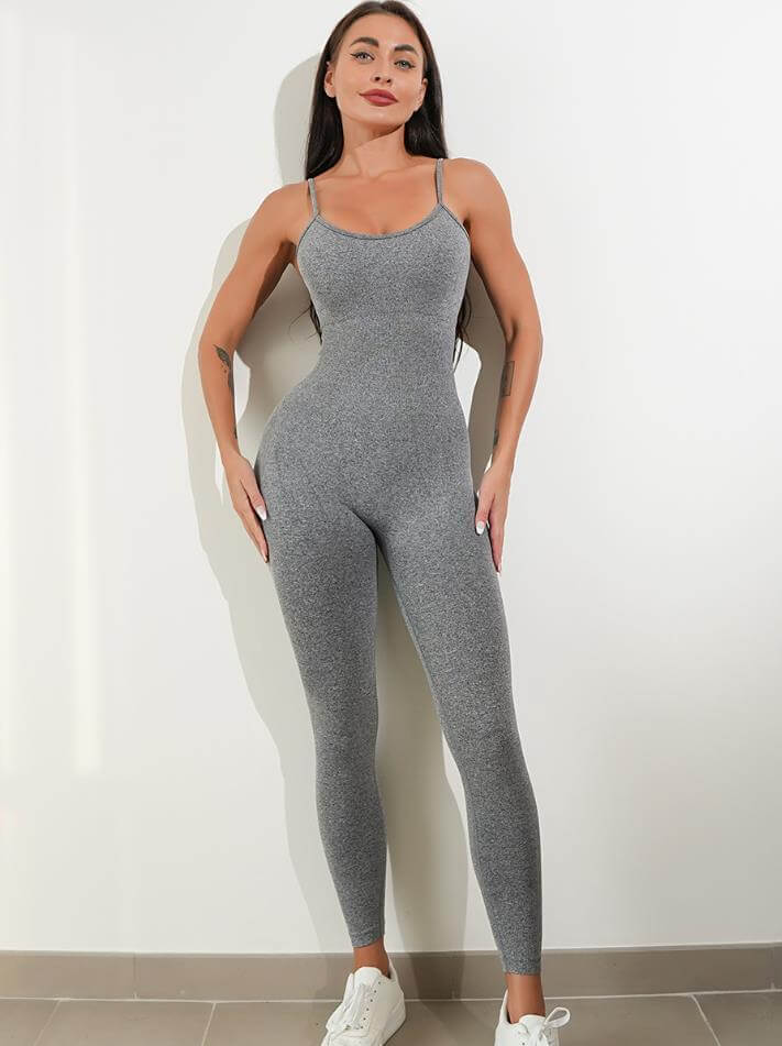 Unitard One Piece Jumpsuit Spaghetti Strap Tummy Control Rompers