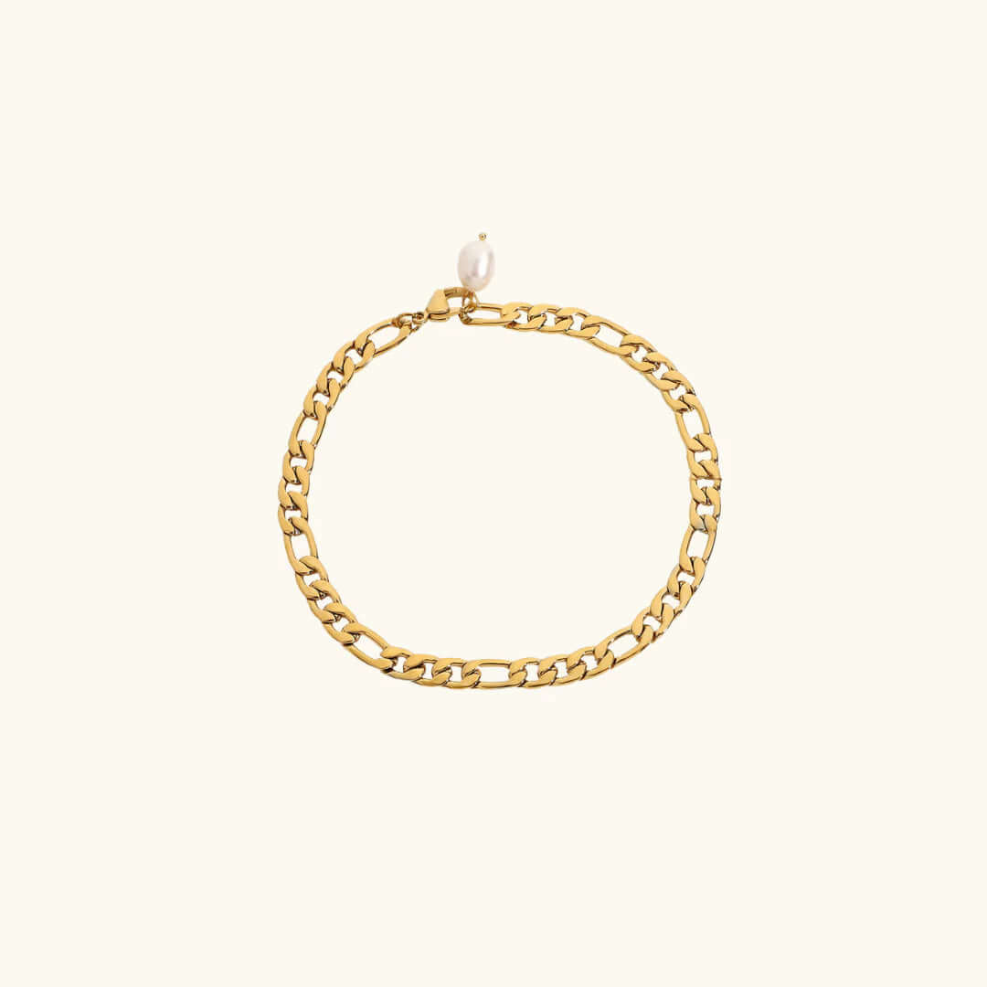 Retro 18K Gold Cross Fine Anklet For Women