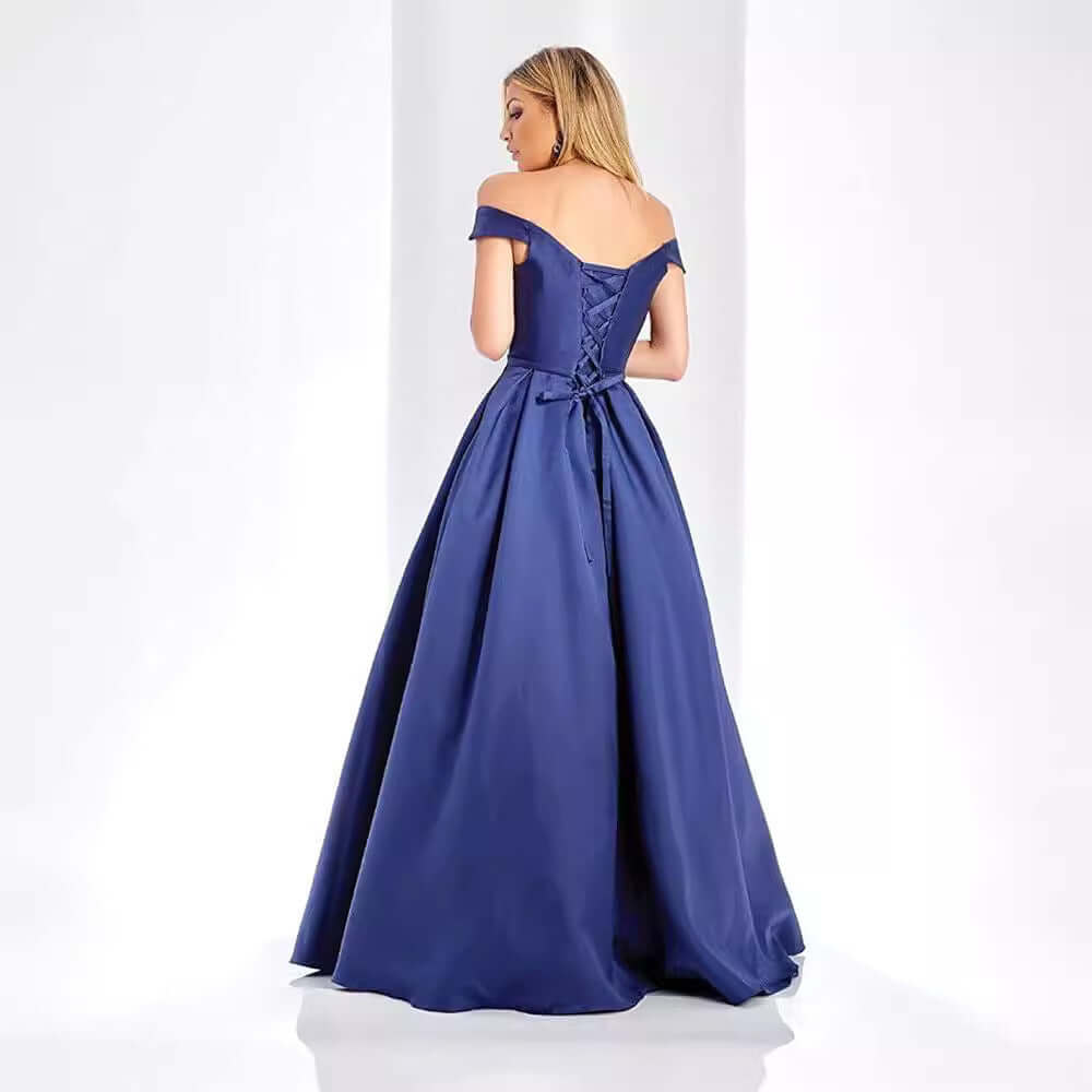 Off The Shoulder Long Ball Gown