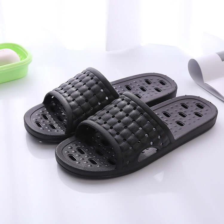 Summer House Shoes Non-slip Hollow Sole Design Floor Bathroom Slipper For Women Men