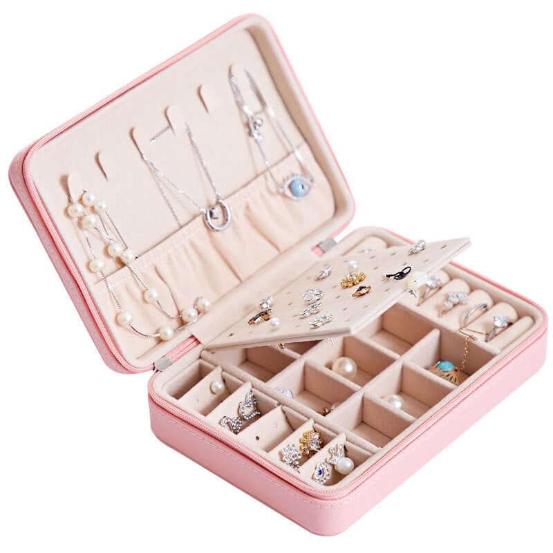 Multifunctional Jewelry Storage Box For Earrings, Necklaces, Rings