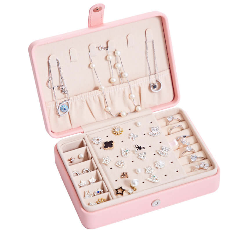 Multifunctional Jewelry Storage Box For Earrings, Necklaces, Rings