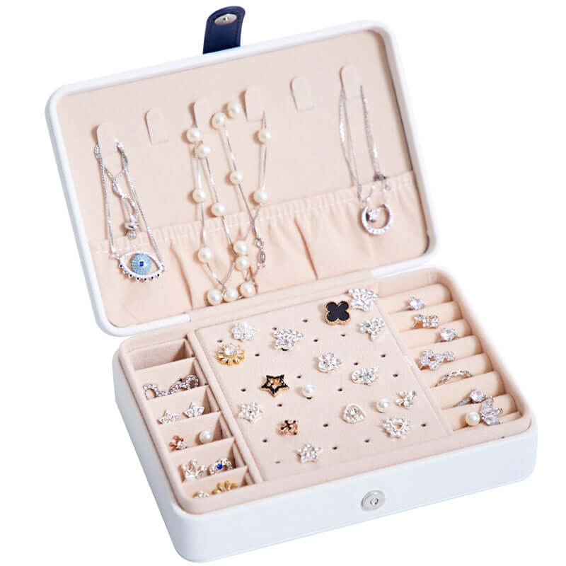 Multifunctional Jewelry Storage Box For Earrings, Necklaces, Rings