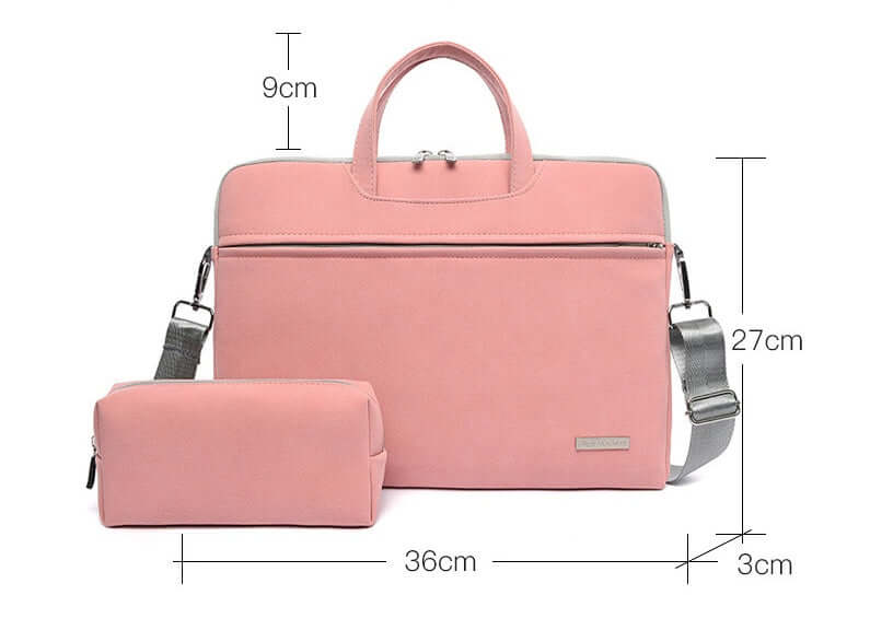 PU Leather Women Laptop Bag Notebook Carrying Case