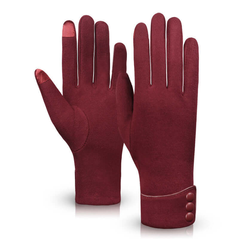 Guantes térmicos de polar para montar en invierno