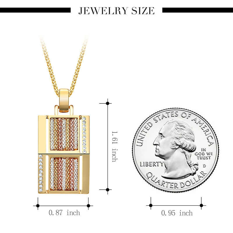 Exaggerated Jewelry Series Square Alloy Two Piece Jewelry