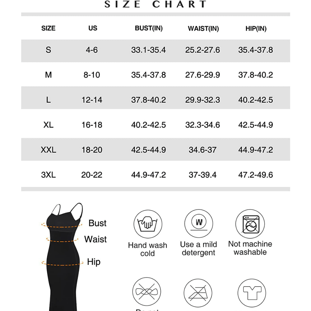 2 In 1 Shapewear Dress