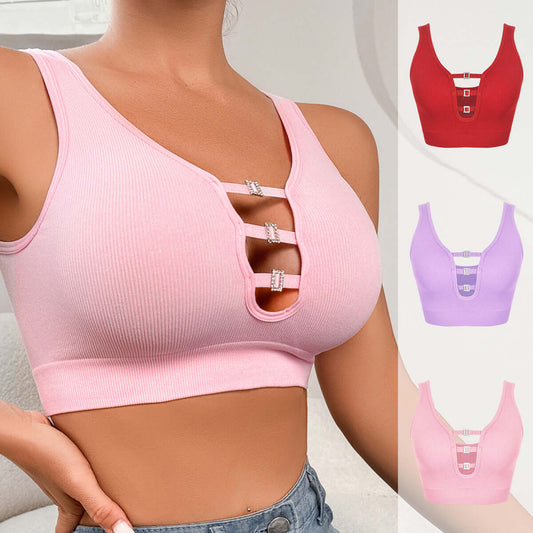 Women's Underwear Sports Comfortable Breathable Top Support Hollow Bra