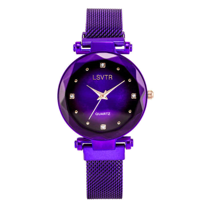 Women's Starry Quartz Lazy Magnet Strap Iron Absorbing Watch