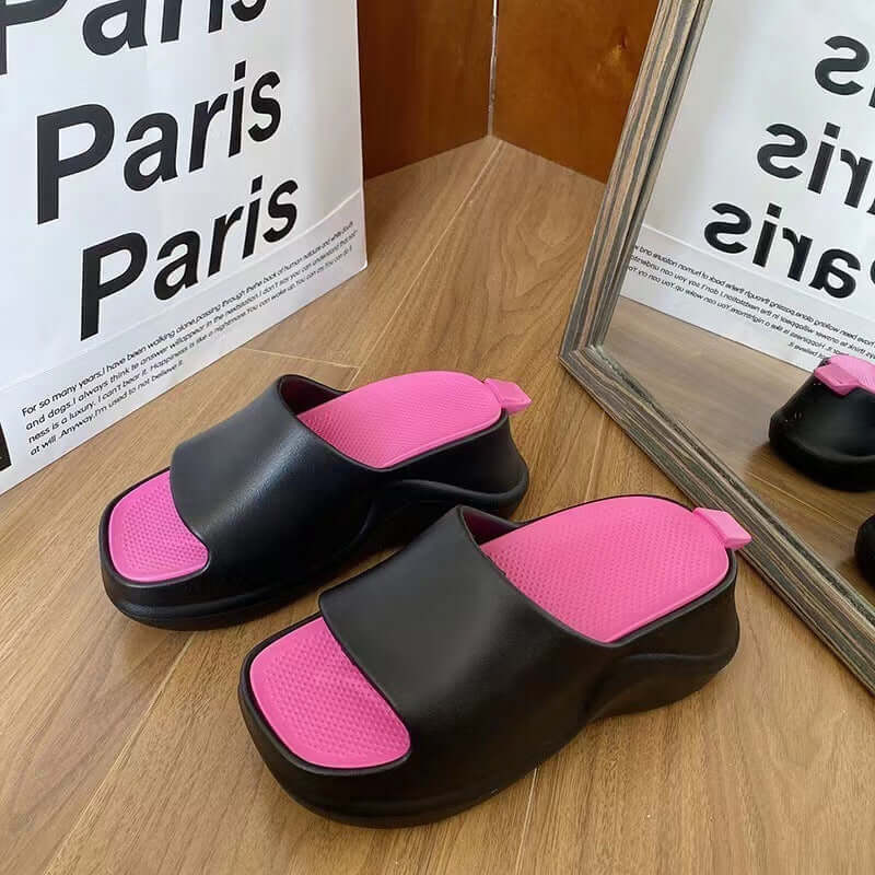 7CM Platform Slippers Women's Outer Wear Summer