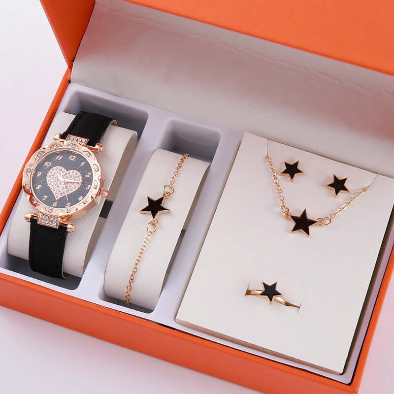 High End Quartz Watch Minimalist Fashion Set