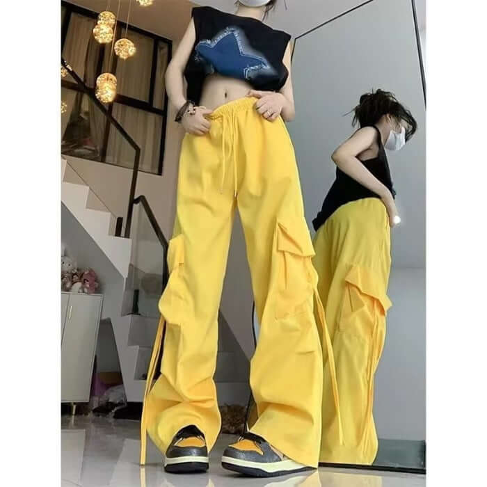 Loose Design Casual Mopping Retro Trousers Women