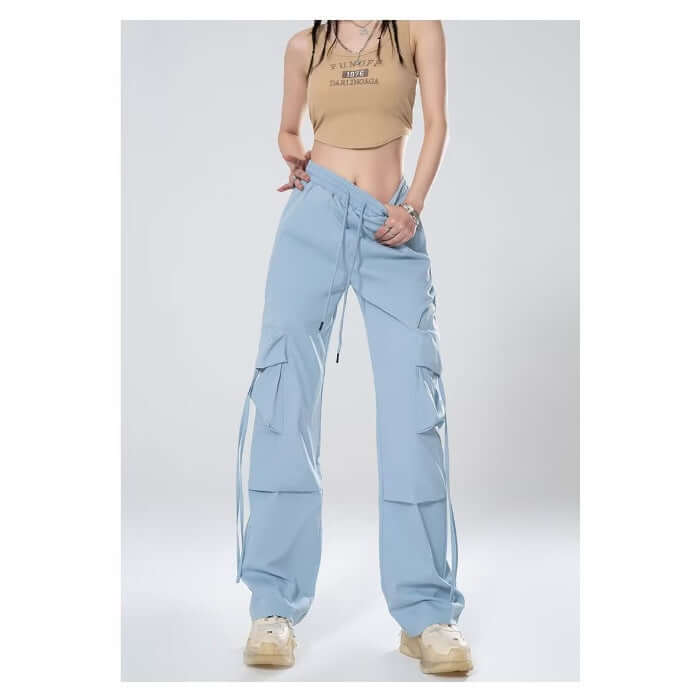 Loose Design Casual Mopping Retro Trousers Women