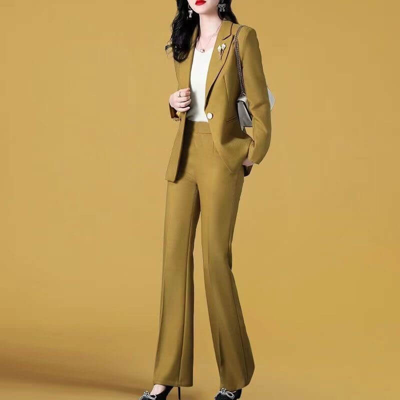 Business Suit Fashion Temperament Reduction Two Pece Set