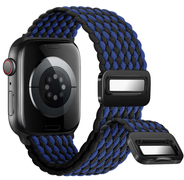 Magnetic Buckle Woven Loop Integrated Strap