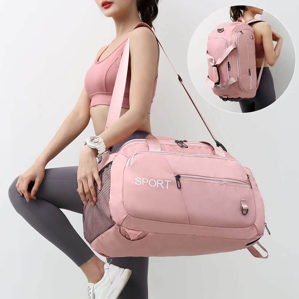 Bags For Women Handbag Oxford Waterproof Sports With Shoes Compartment