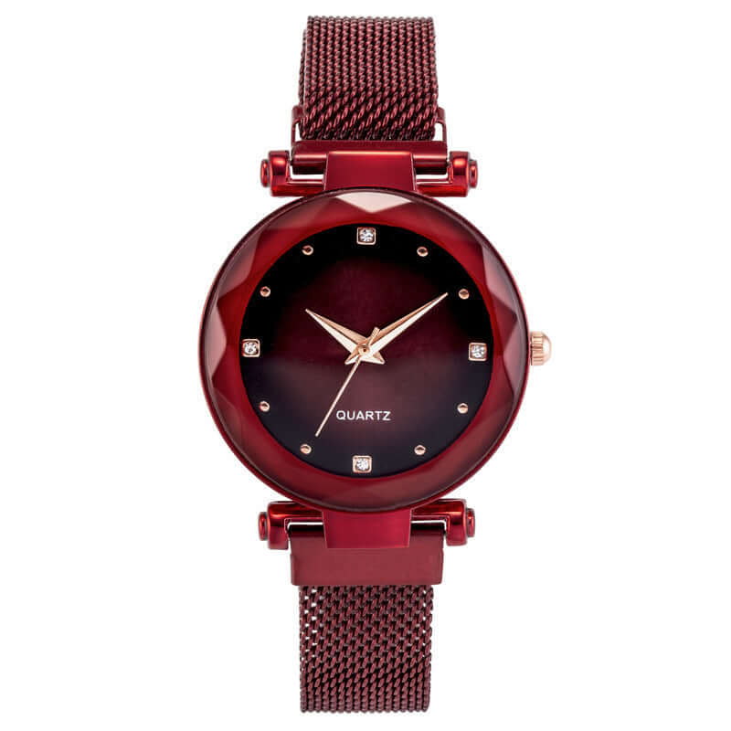 Women's Starry Quartz Lazy Magnet Strap Iron Absorbing Watch