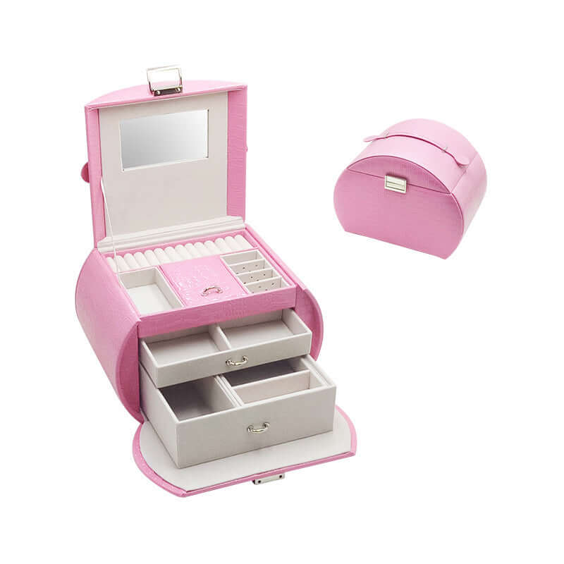 Leather Jewelry Storage Drawer High End Jewellery Box