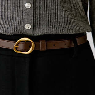 Women's First Layer Cowhide Leather Belt