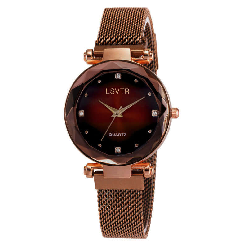 Women's Starry Quartz Lazy Magnet Strap Iron Absorbing Watch