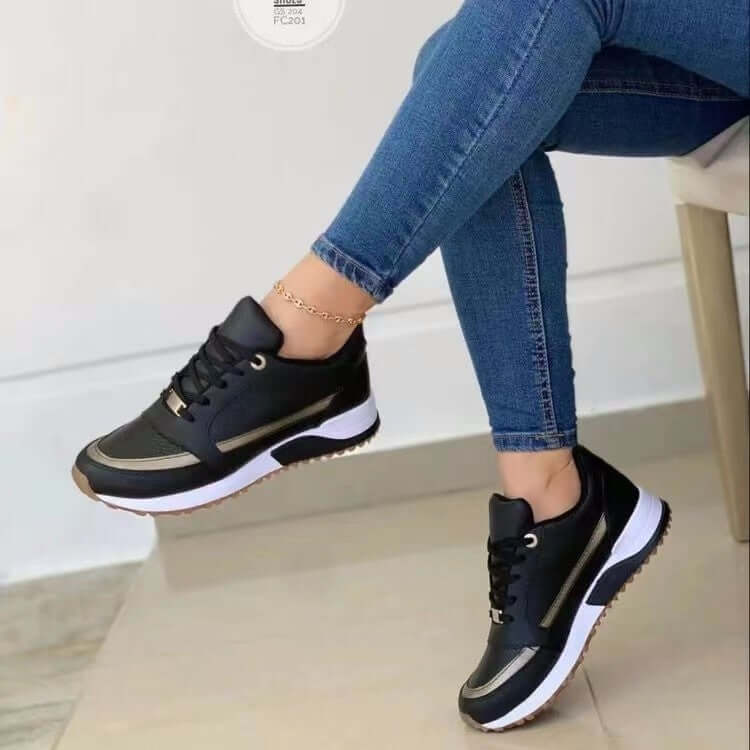 Casual Flat Shoes Women Shallow Round Toe Sports Walking Sneakers