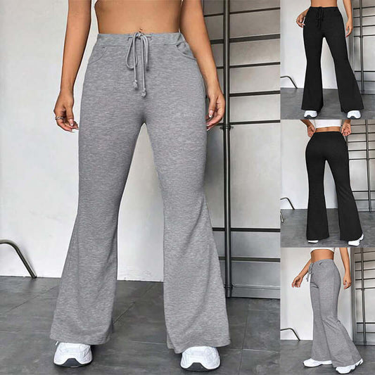 Yoga Exercise Pants Outdoor Casual Flared Pants