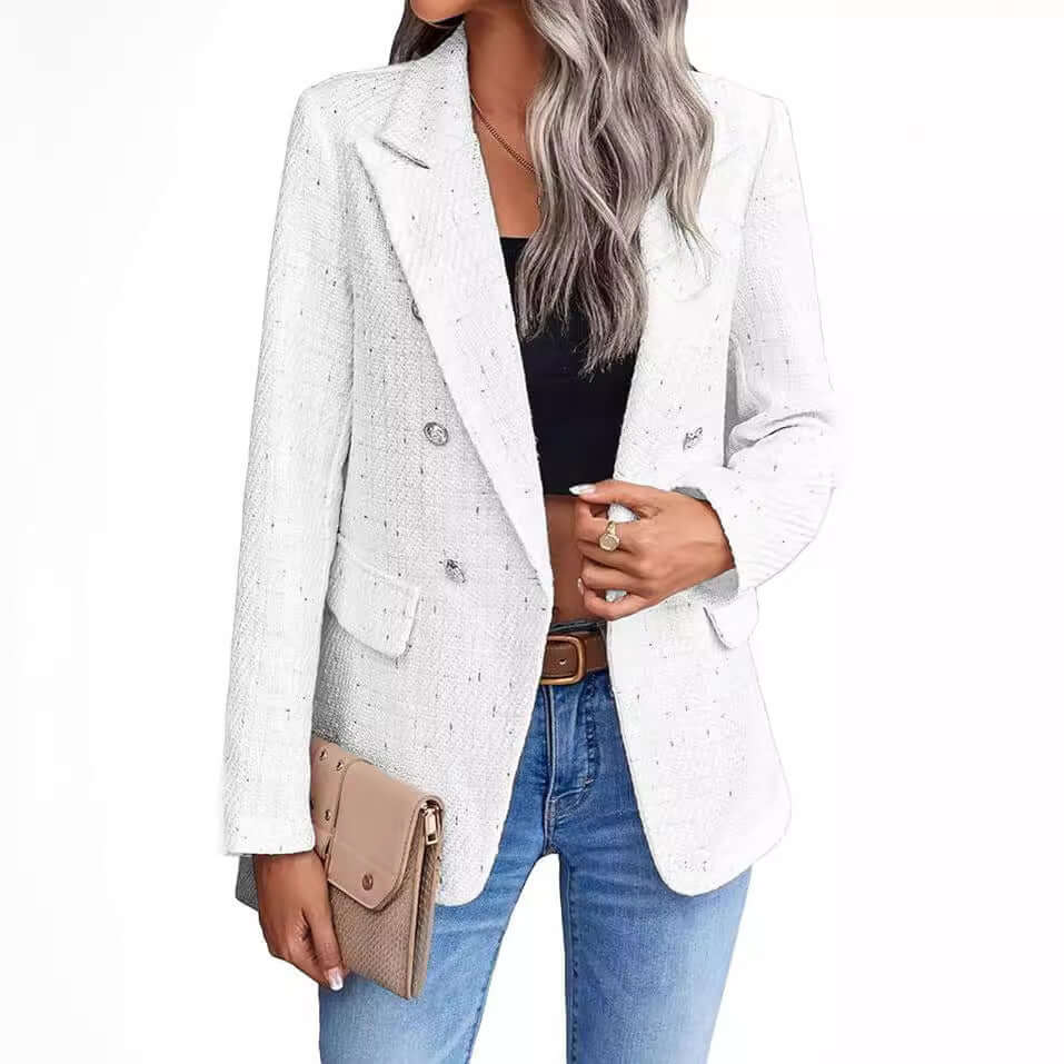 Women's Tweed Suit Jacket Fashion