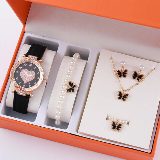 High End Quartz Watch Minimalist Fashion Set