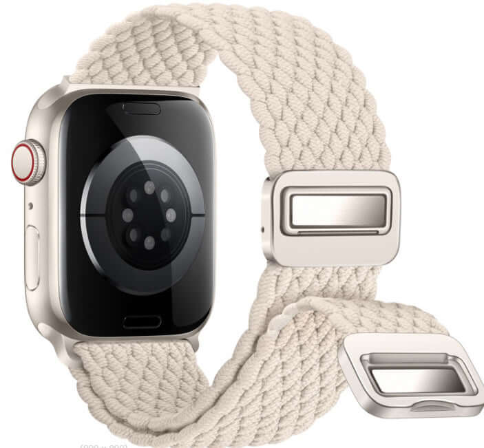 Magnetic Buckle Woven Loop Integrated Strap