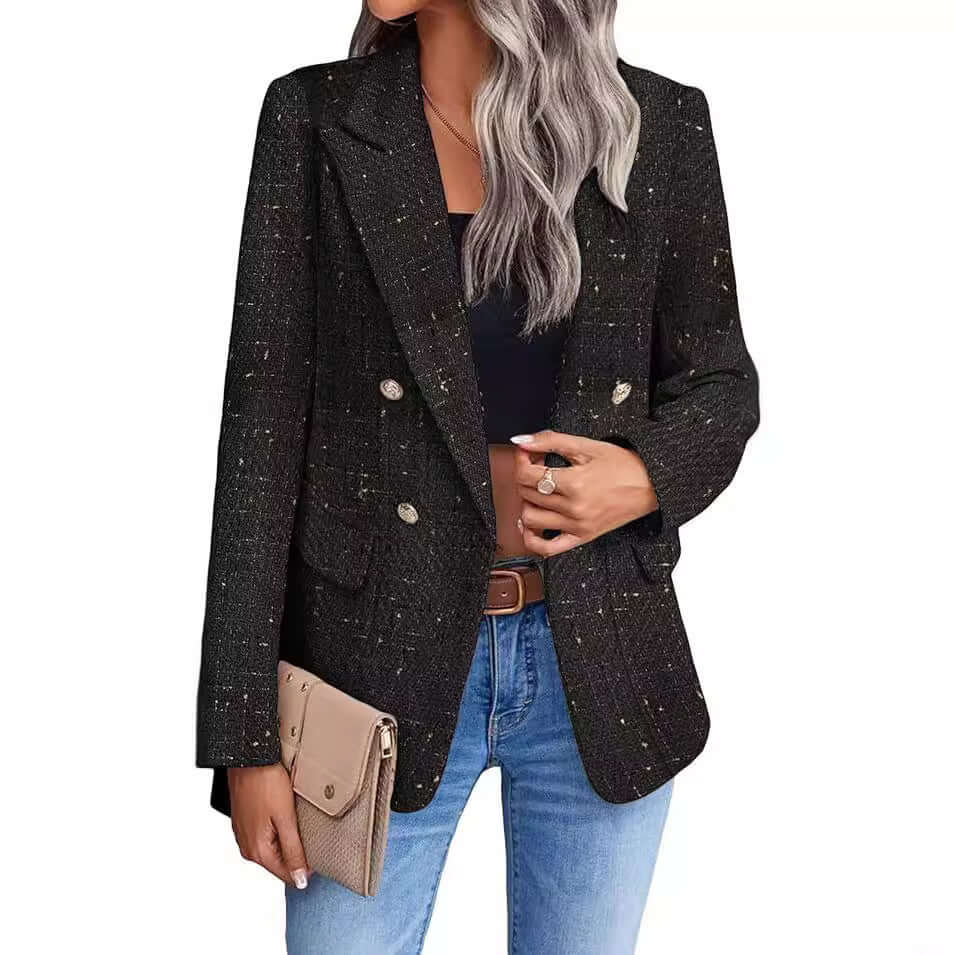 Women's Tweed Suit Jacket Fashion