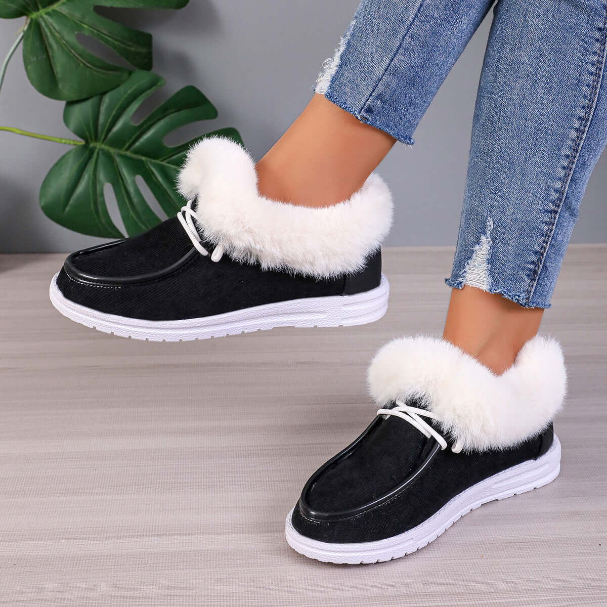 Warm Leisure Plus Size Women's Slippers