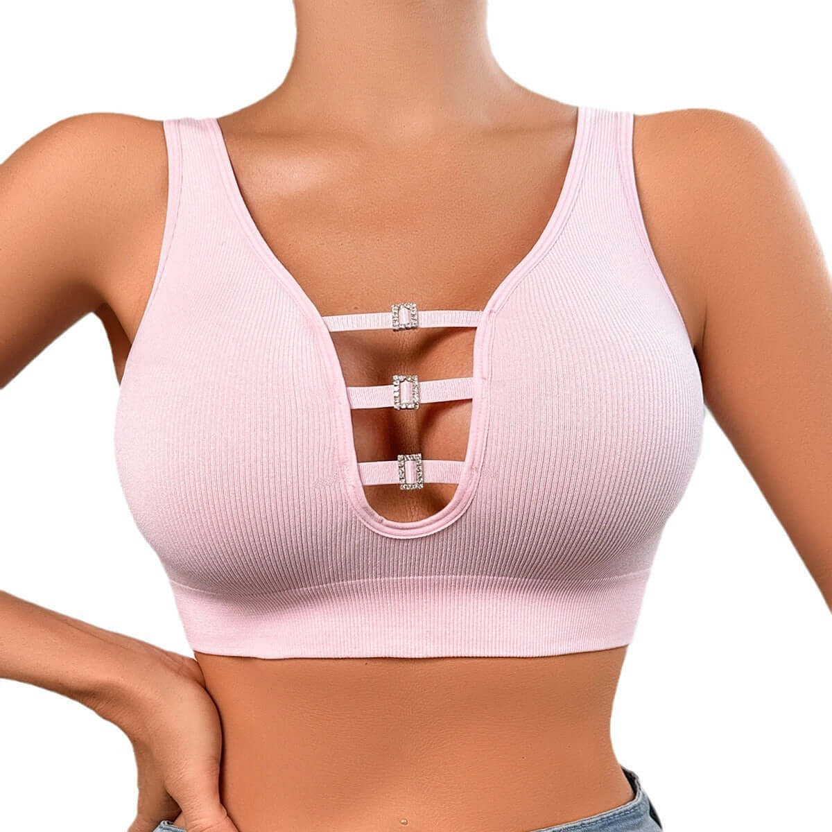 Women's Underwear Sports Comfortable Breathable Top Support Hollow Bra