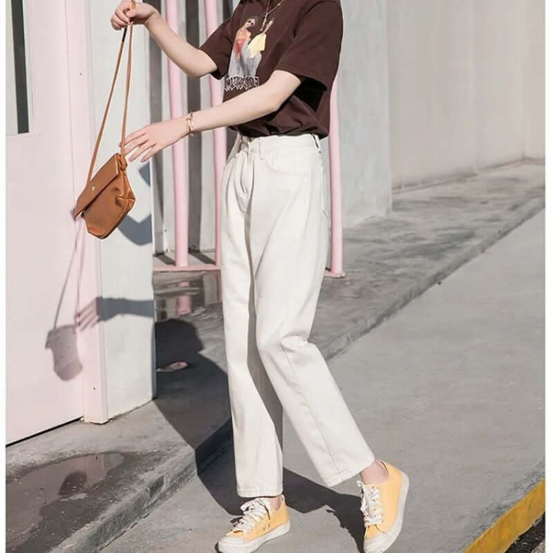 Fashion Loose Cool Wide-leg Jeans Women