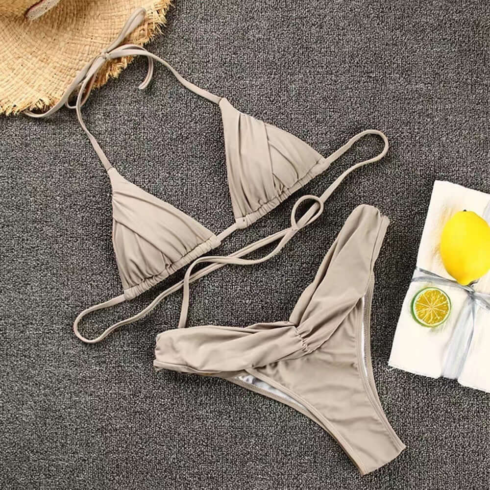 Ins Bikini Summer Beach Split Swimsuit