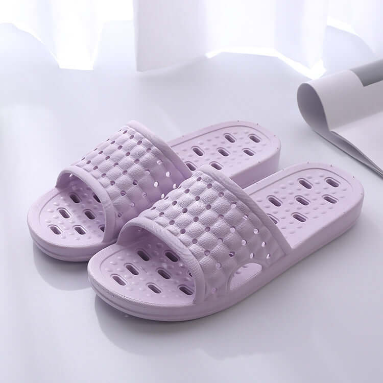 Summer House Shoes Non-slip Hollow Sole Design Floor Bathroom Slipper For Women Men