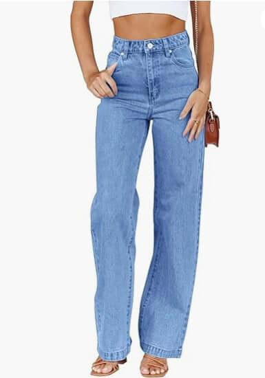 Fashion Women's Loose All-matching Straight Jeans