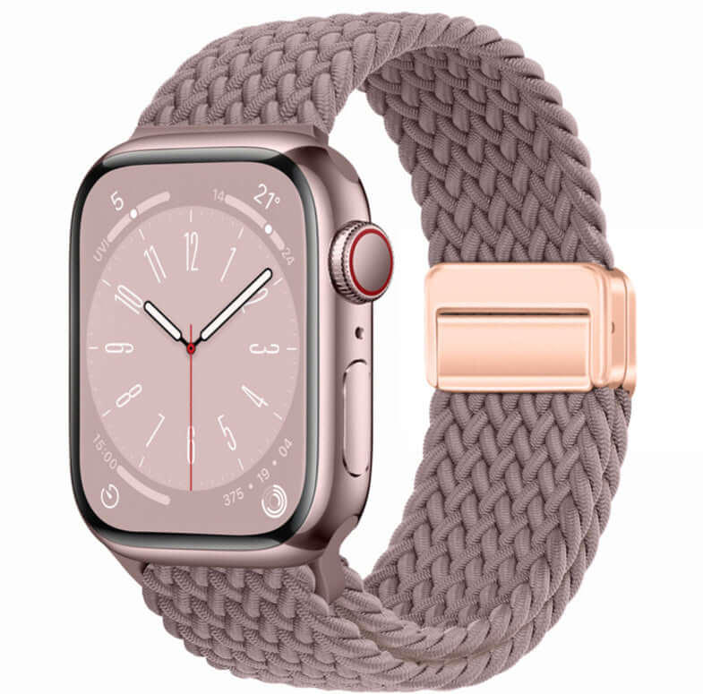 Magnetic Buckle Woven Loop Integrated Strap