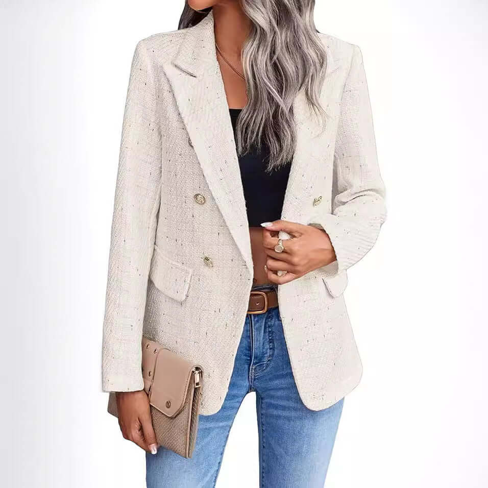 Women's Tweed Suit Jacket Fashion