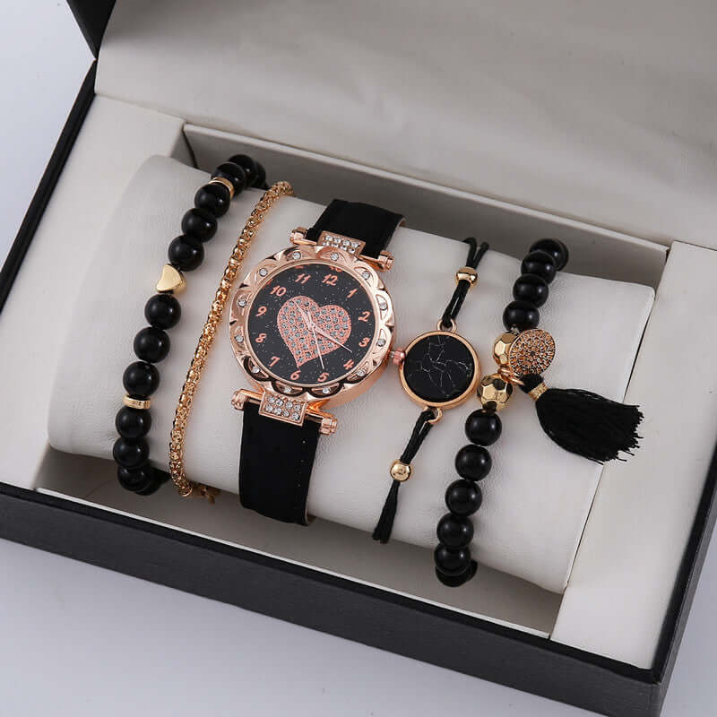 High End Quartz Watch Minimalist Fashion Set