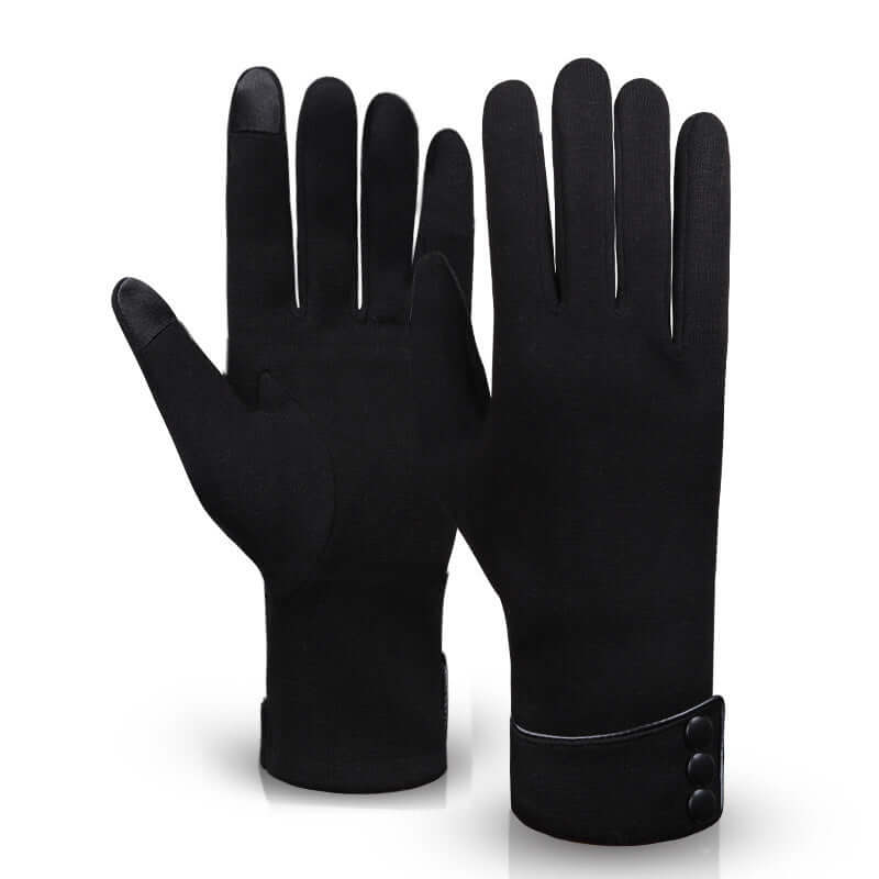 Guantes térmicos de polar para montar en invierno