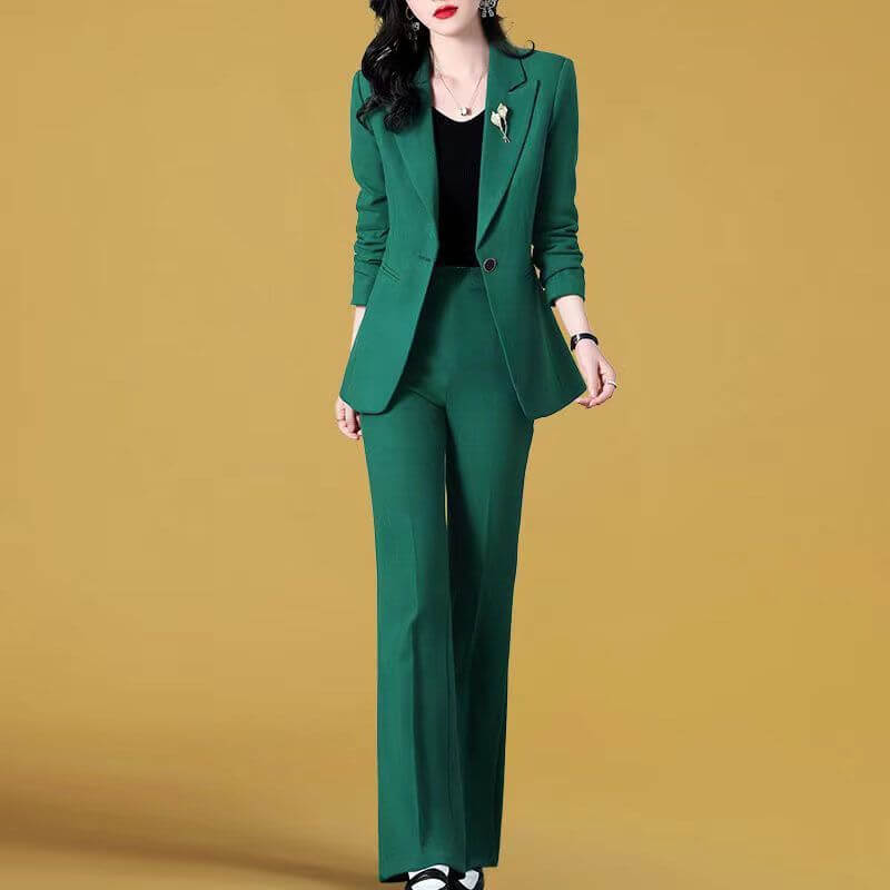 Business Suit Fashion Temperament Reduction Two Pece Set