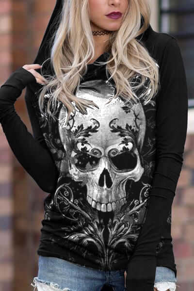 Digital Printing Plus Size Casual Sweatshirt