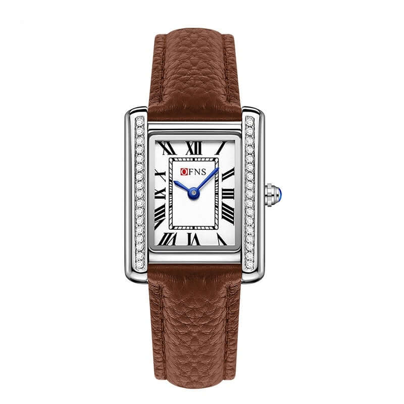 Retro Diamond Inlaid High End Women's Quartz Watch For Couples