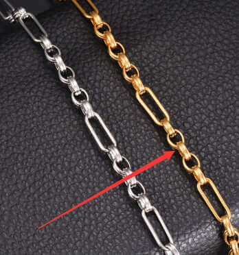 Long Vertical Chain Titanium Steel Pendant Necklace