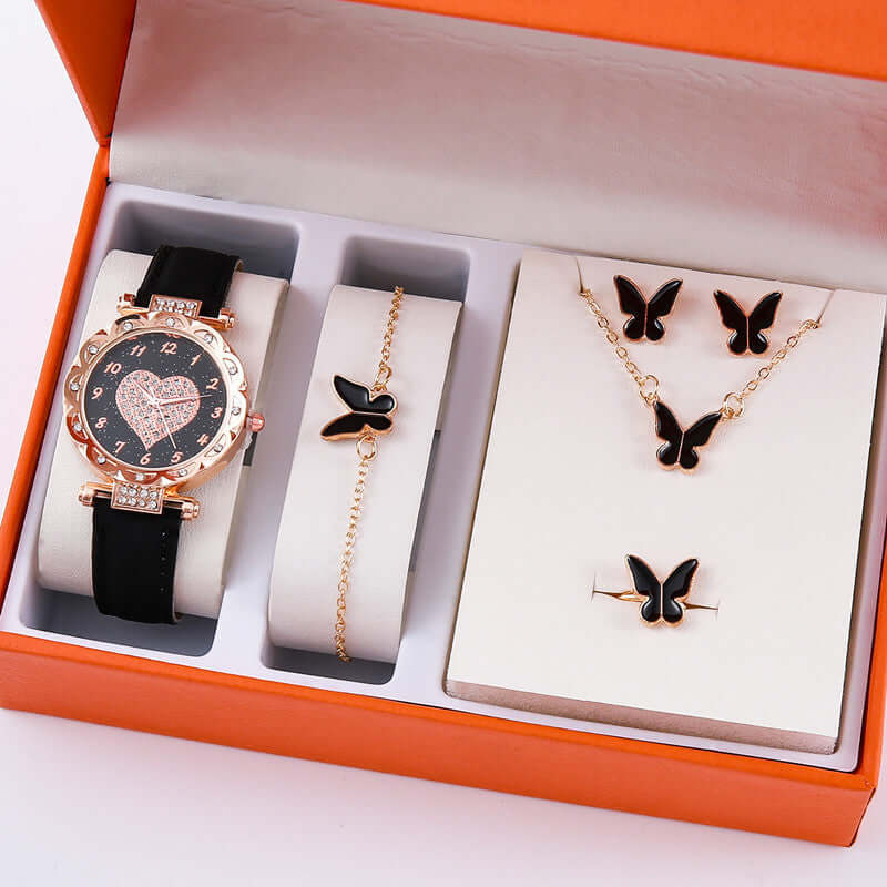 High End Quartz Watch Minimalist Fashion Set