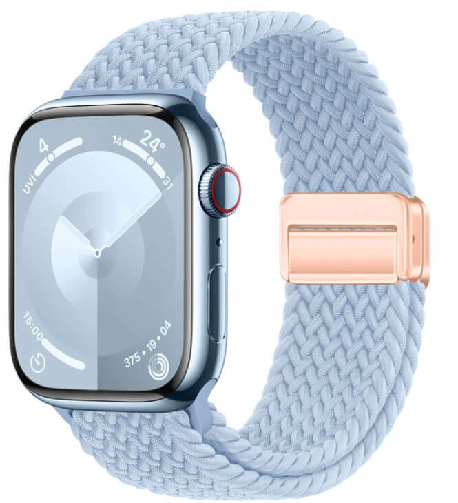 Magnetic Buckle Woven Loop Integrated Strap