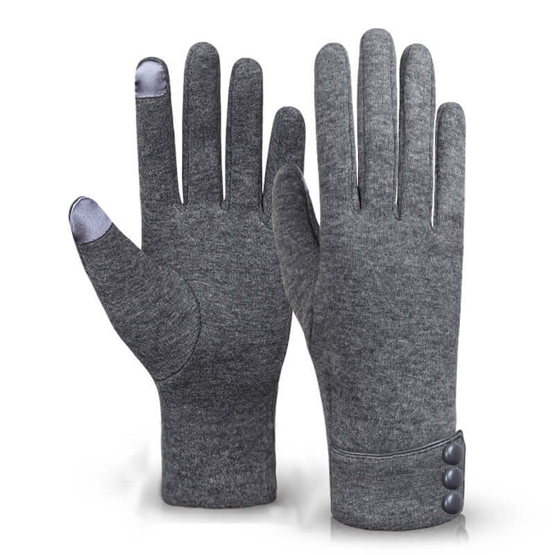 Guantes térmicos de polar para montar en invierno