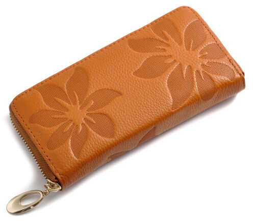 Top Layer Cowhide Women's Long Wallet