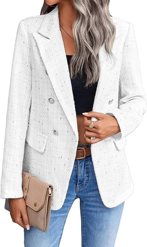 Women's Tweed Suit Jacket Fashion